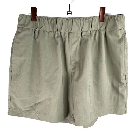 Columbia Shorts Womens Medium Sage Green Pull-on Ripstop 5" Inseam - Picture 1 of 13